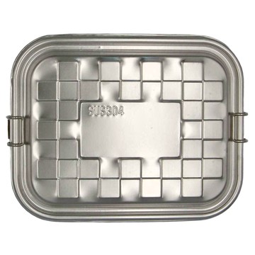 不鏽鋼可扣三格便當盒 850ml±5%  1個  不鏽鋼