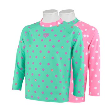 arena 女童長袖上衣 休閒款 AS5SWZ52G 中大童青少年休閒健身 防曬高彈速乾  限量 春夏新款