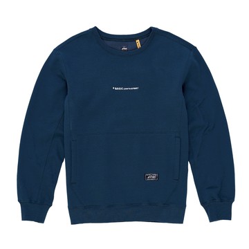 5th STREET｜男裝｜BASIC印花長袖T恤｜綠色