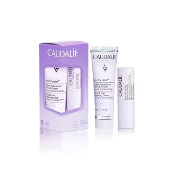 Caudalie 歐緹麗 葡萄籽滋潤抗氧護唇潤手雙入組