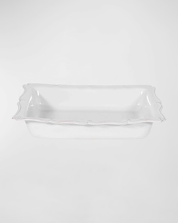 Berry & Thread Whitewash 17" Rectangular Baker