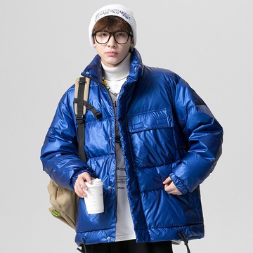 真 羽絨90%白鴨絨 羽絨外套鴨絨夾克-寬鬆保暖休閒短款男外套3色73zh19【獨家進口】【米蘭精品】