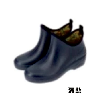 日本製 MARURYO日本製抗菌速乾材質 時尚雨鞋/雨靴(綠盒)-藍