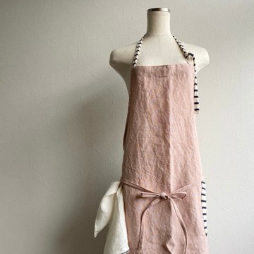 繽紛亞麻成人圍裙 7色