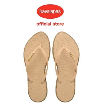 Havaianas哈瓦仕 拖鞋 尖頭 亮粉 閃耀香檳 Slim Point Glitter 4150157-1859W