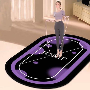 家用跳繩墊隔音減震墊室內加厚防滑健身專業運動男女瑜伽地墊批發