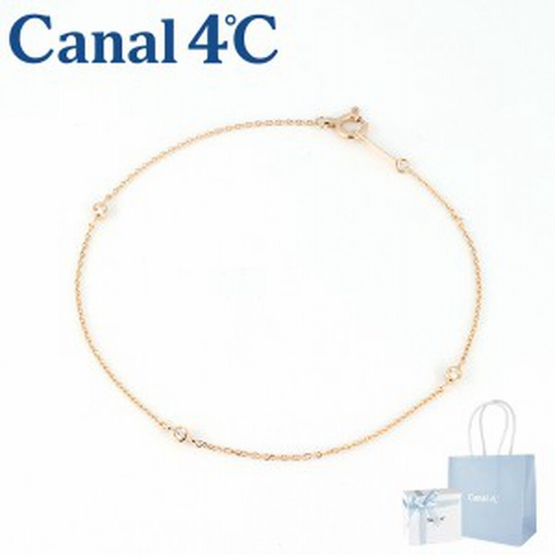 リボン済＆紙袋】【ダイヤモンド】4°c ヨンドシー ブレスレット canal