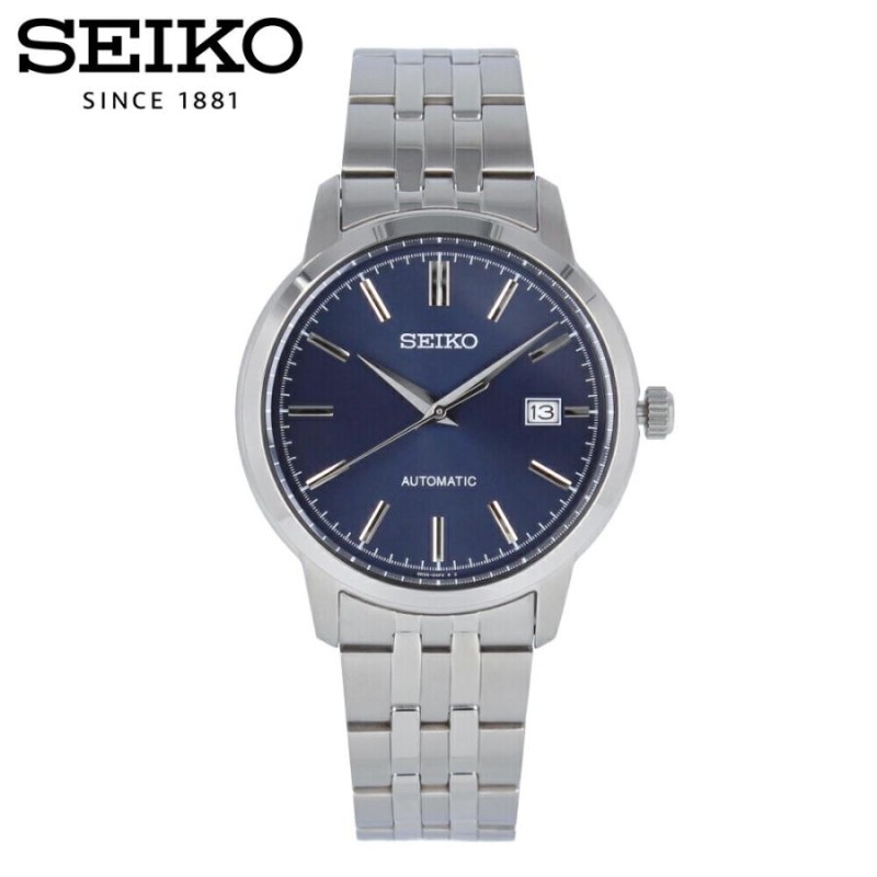 SEIKO セイコー オートマチック 腕時計 メンズ シルバー見落としの可能性もございます