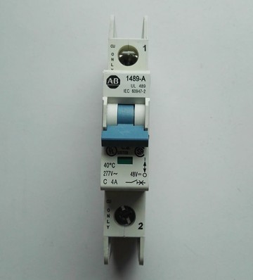 原裝美國 A-B 1489-A1C040 1489-A C4A 1P 4A 斷路器 空氣開關