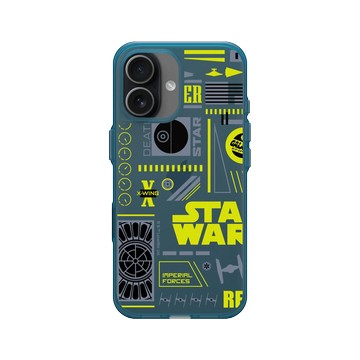 iPhone 17 Clear (相機按鈕) 夜幕藍 - 迪士尼-星際大戰 Star Wars - 死星-潮流系列