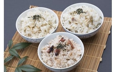 鯛めし・桜めし・じゃこめしの素・煮干しだしパックセット