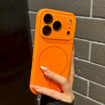 大視窗液態矽膠殼 一體按鍵 Magsafe磁吸防摔 適用於 蘋果 iPhone 17 16 15 Pro Max 手機殼