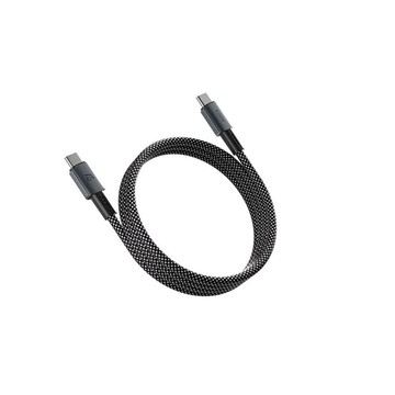 MP100 USB-C 對 USB-C 240W 磁吸充電線 灰色