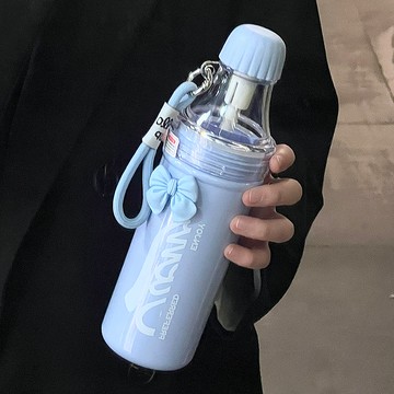 ins男女水杯杯子新款爆款高顏值水杯大容量清新可樂杯韓版