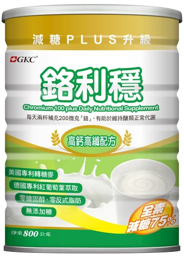 GKC鉻利穩減糖PLUS 800公克/罐(綠0538) *小柚子*