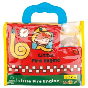 K's Kids 奇智奇思 小小消防車布書  消防主題  英文布書  精美耐用  Little Fire Engine 小小消防車