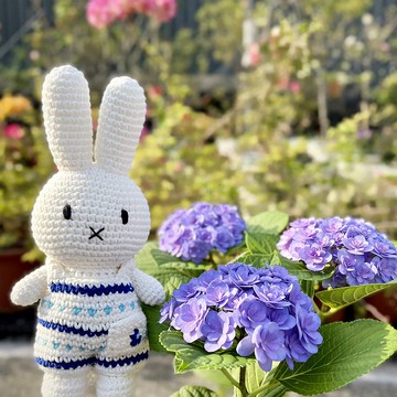 荷蘭 Just Dutch | Miffy 米飛兔 和她的新款台夫特藍吊帶褲