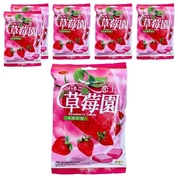 綠得製菓 草莓軟糖  100g  6包