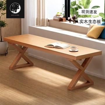 原木長凳長條凳木板凳家用餐桌中式長條凳換鞋板凳長條實木床尾凳J-36公司貨