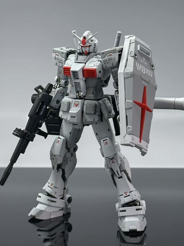 大熱 萬代 RG RGU 1/144 RX-78-2 元祖高達改色2.0拼裝模型男禮物