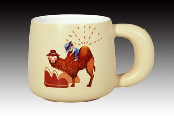 幾米 擁抱 日日馬克杯 駱駝(杏黃釉)