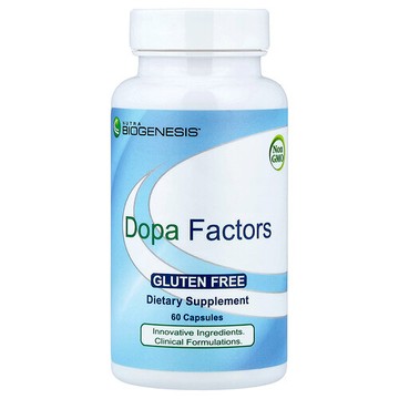 Nutra BioGenesis, 多巴因子，60 粒膠囊