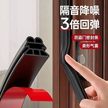 💥臺灣有貨🌈免運!💥防盜門密封條進戶門隔音條防撞條木門框門窗門地門縫密封膠條