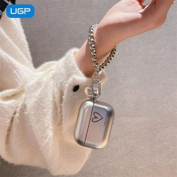 適用airpod4pro2耳機保護套高級金屬蘋果耳機盒4代無線藍牙保護殼airpod3電鍍硅膠iphone二代小眾硬殼airpod4
