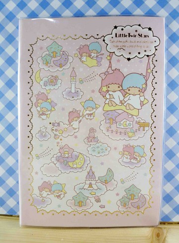 【震撼精品百貨】Little Twin Stars KiKi&LaLa 雙子星小天使 證件套-粉遊戲 震撼日式精品百貨