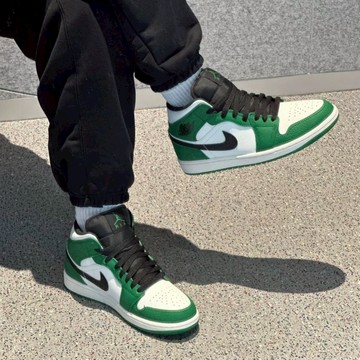 S.G Air Jordan 1 Mid SE 籃球鞋 852542-301 AJ1 BV綠 黑綠