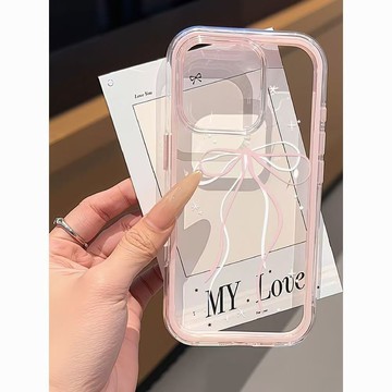 免運+隔日🚚大孔二合一手機殼 絲帶蝴蝶結 適用蘋果17promax 16Pro 15plus14 13 12 11防摔