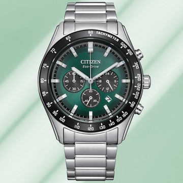 CITIZEN星辰 Chronograph系列 光動能 時尚計時腕錶 43mm/CA4674-58X