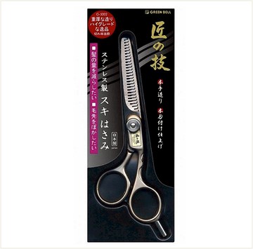 GREEN BELL 綠鐘 G-5002 匠之技 秀髮打薄剪刀｜全店$199免運