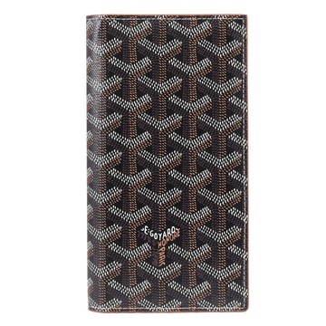 GOYARD Saint-Lambert Goyardine滿版印花對折長夾.咖
