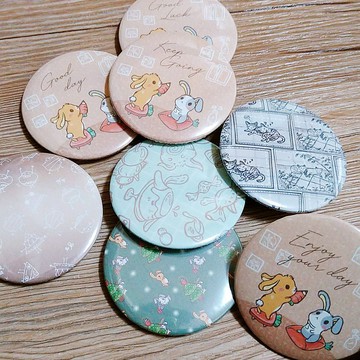 new【輕巧隨身鏡】客製化・5.8cm・婚禮小物學校禮物幼兒園分享禮