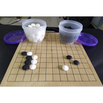 入門圍棋套組(棋盤+棋子+棋罐)