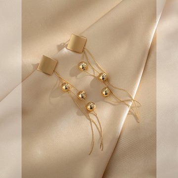 925銀針長款流蘇夸張耳環2021新款潮氣質時尚女耳墜網紅個性耳飾