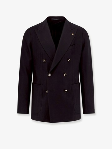 Virgin wool double-breasted blazer - TAGLIATORE - gender_Man