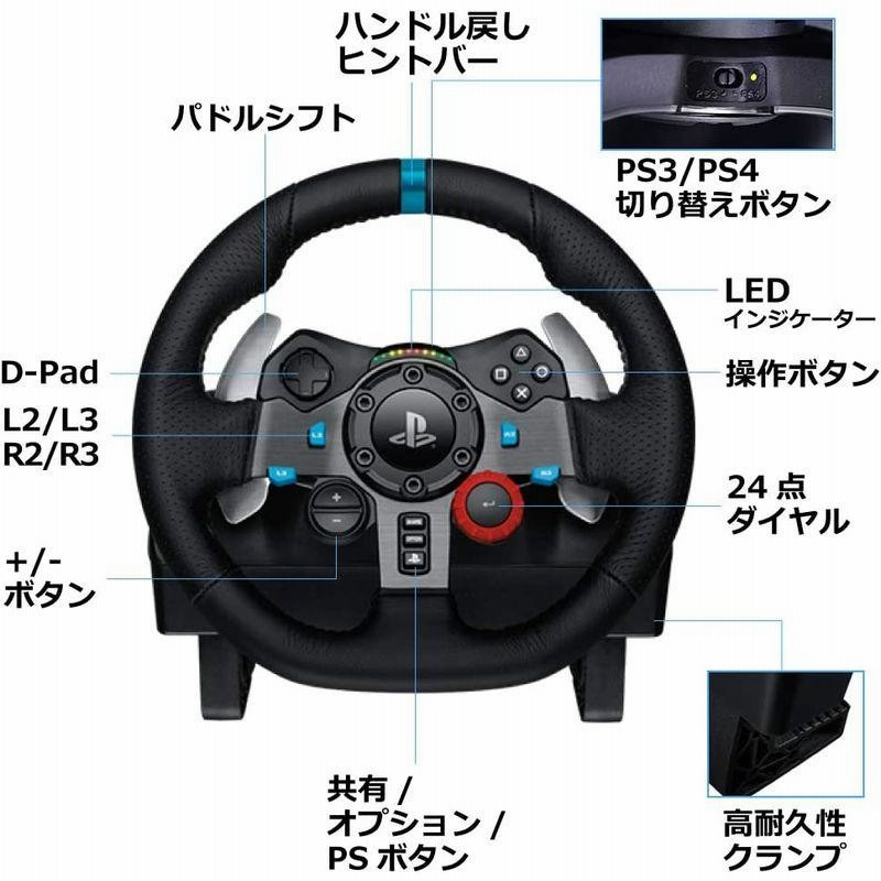 オプティミスティック Logicool G ステアリングコントローラー LPRC