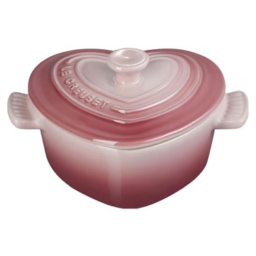 LE CREUSET 飛翔愛心烤盅 櫻花粉  1個  14(含把手寬度) x 10 x 7.7cm