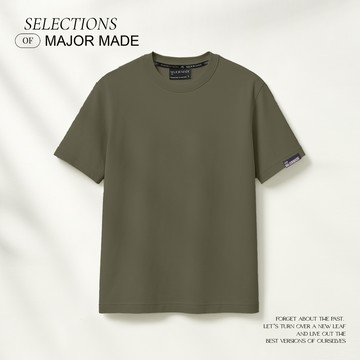 品牌織標極簡厚磅多色素T