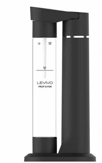 [COSCO代購6] W138048 Levivo 氣泡水機組 含氣瓶 X 2入 + 水瓶 X 1入 黑