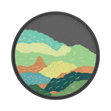 GRIP O (MagSafe 兼容） 黑 - 花花草草 / Flowers & Plants - 暖意森林