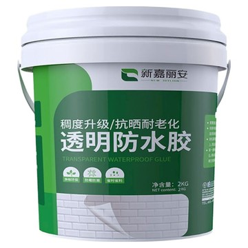 新嘉麗安 強效級高透明防水修補膠 黏度升級/抗晒耐老化 一刷成膜 含刷子  1組