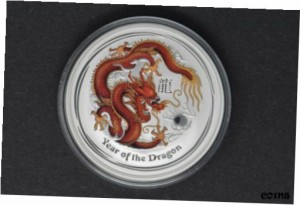 アンティークコイン コイン 金貨 銀貨 Australian Lunar Dragon oz Silver Coin colored edition