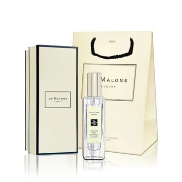 Jo Malone 英國梨與小蒼蘭古龍水 30ML 贈原廠提袋-工藝玻璃限量版