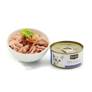 Kit Cat 貓罐-經典純鮪魚 80g*24入