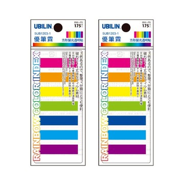 優筆霖 5UB1203-1 方形螢光標籤 指示標籤