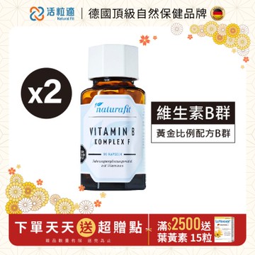 【德國 活粒適】維生素B群 90粒 二入組