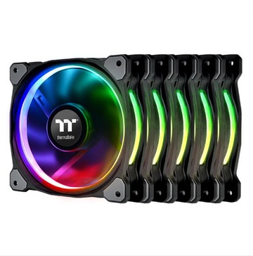 【獨家！另享10%回饋】曜越 Riing Plus 12 LED RGB 數位風扇/五顆風扇包裝/CL-F054-PL12SW-A